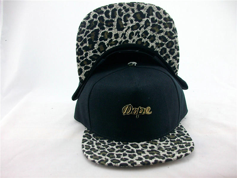 Dope Black Snapback Hat JT 0512
